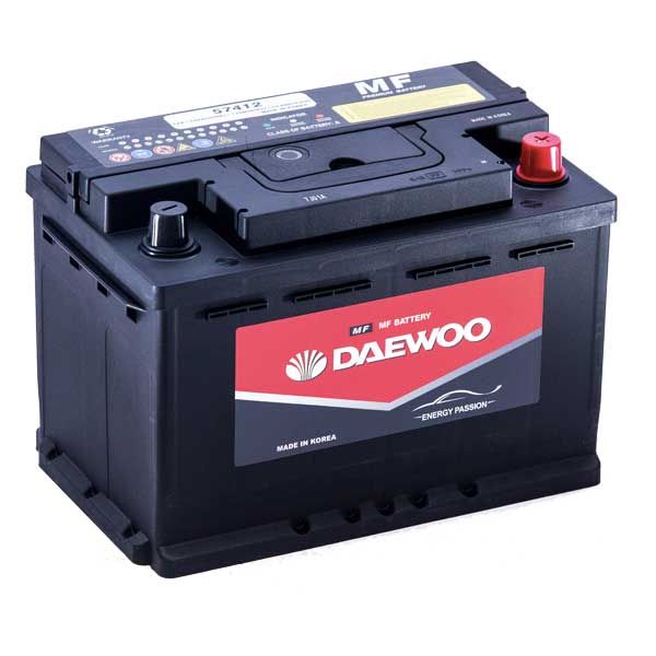 Ắc Quy Daewoo DIN 57412 12V - 74AH